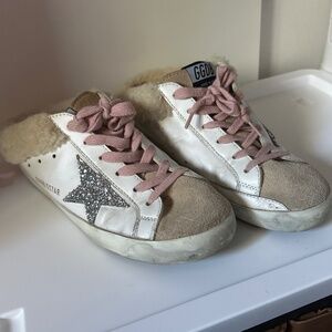 Golden Goose (removable) Sherpa Slides